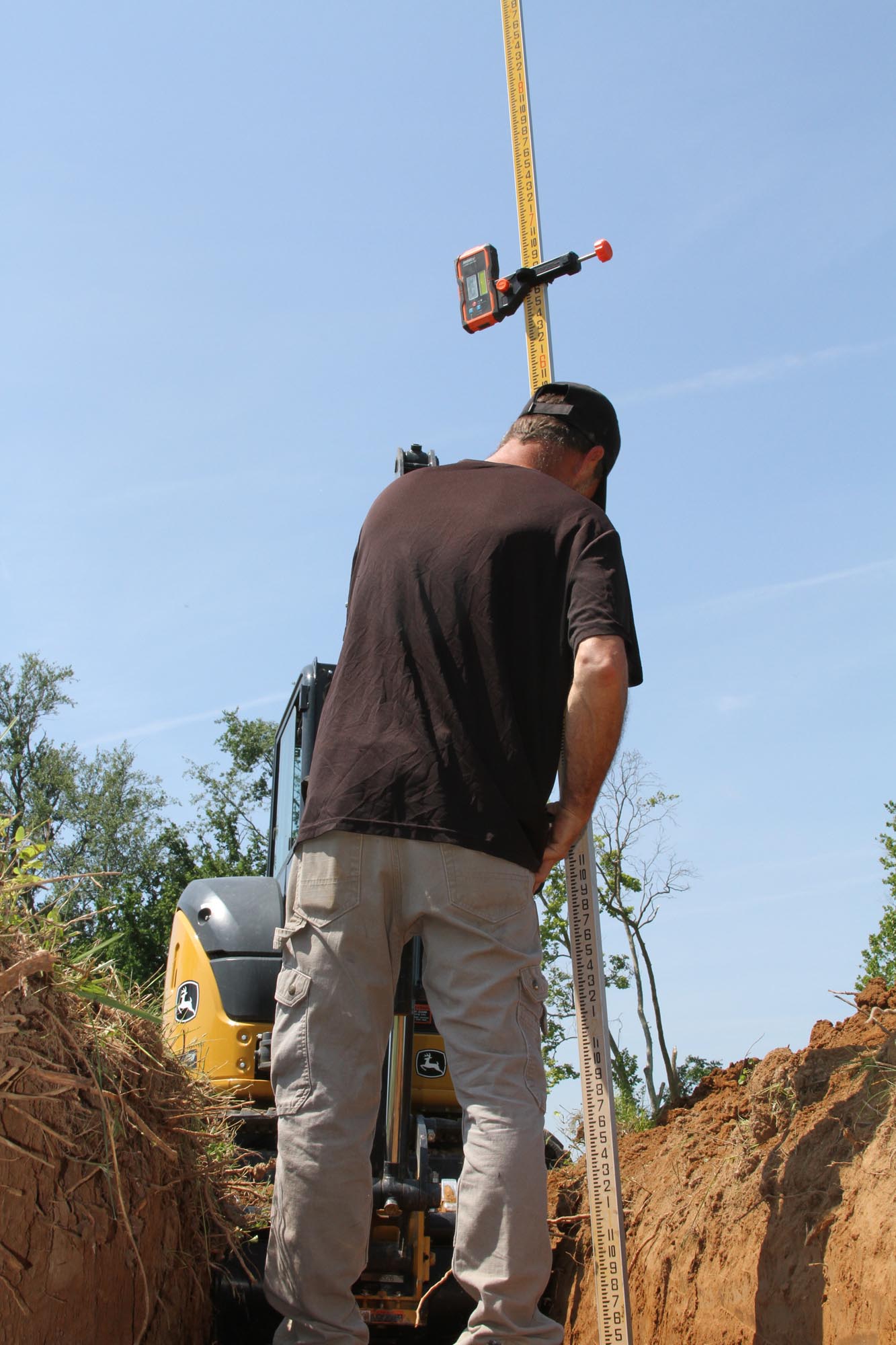 grade check septic chamber trench spencer county